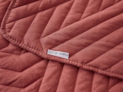 Покрывало Софи де Марко Мориц (терракот)