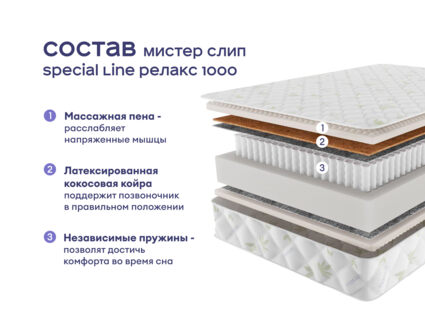 Кровать Димакс Джеффер с п/м + матрас Мистер Слип Special Line Релакс 1000 1425