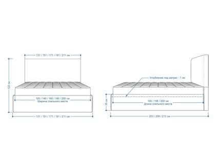 Кровать Lonax Фелиса велюр Dolly-2 (с подъемным механизмом)