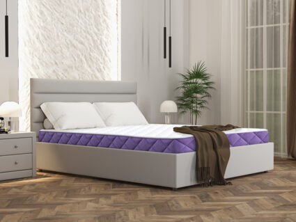 Кровать Димакс Левита + матрас Базилик Фреш 25 Кокос 140х200