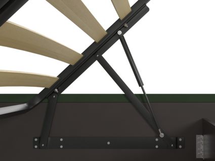 Кровать Lonax Милана велюр Dolly-1 (с подъемным механизмом) 160х190