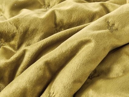 Покрывало Софи де Марко Лея (горчица) 160х220