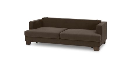 Диван Фиеста Мебель Марсель велюр Vivaldi 24 темно-коричневый 