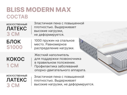 Матрас Димакс Bliss Modern max 80х180