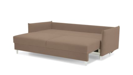 Диван Фиеста Мебель Портленд Лайт велюр Vivaldi 20 коричневый Длина 220 см