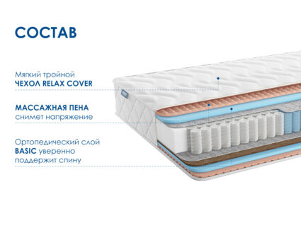 Матрас Димакс Relmas Various 3Zone 37