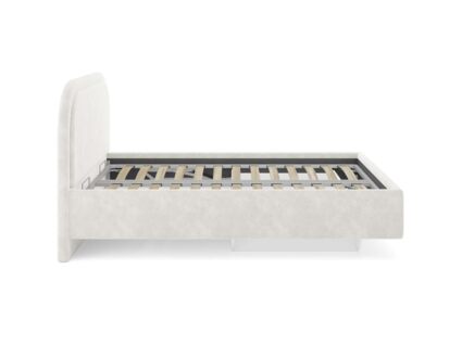 Кровать Сонум Sandra Микровелюр белый (с подъемным механизмом) 180х200