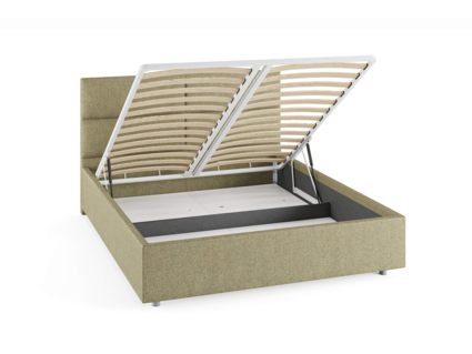 Кровать Сонум Omega Эвита Горчичный (с подъемным механизмом)