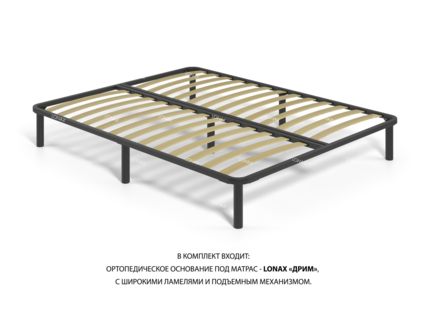 Кровать Lonax Милана велюр Dolly-3 (с подъемным механизмом) 160х190