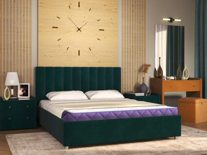 Кровать Димакс Лероса + матрас Базилик Энерджи 23 медиум 160х200