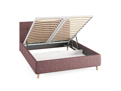 Кровать Сонум Bella Рогожка Льняная (с подъемным механизмом) 180х190