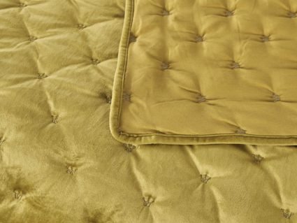 Покрывало Софи де Марко Лея (горчица) 160х220