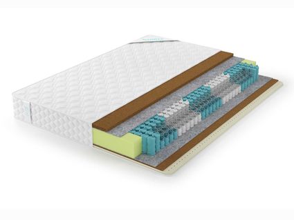 Матрас Lonax Cocos-Medium Light TFK 5 Zone 41