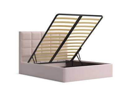 Кровать Lonax Адель велюр Dolly-17 (с подъемным механизмом) 140х195