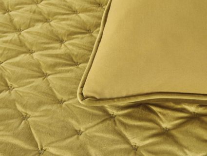 Покрывало Софи де Марко Лея (горчица) 160х220