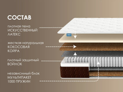 Матрас Димакс Мега хард медиум плюс 37