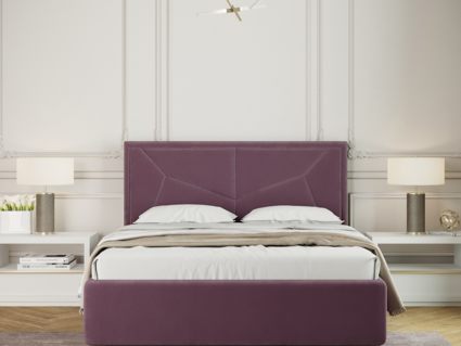 Кровать Nuvola Alatri Bravo cream (с подъемным механизмом) 180х190