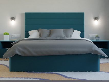 Кровать Lonax Кармела велюр Dolly-8 (с подъемным механизмом)