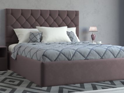 Кровать Lonax Элоиза велюр Dolly-8 (с основанием)