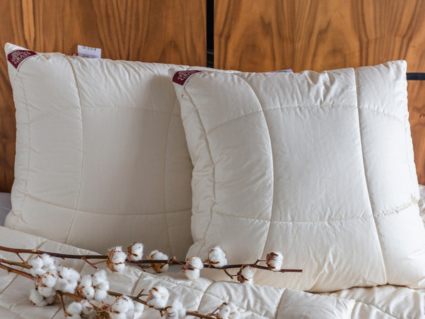 Подушка German Grass Organic Cotton Grass регулируемая