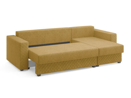 Диван Сонум Denver угловой Рогожка зелёный Длина 267 см