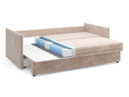 Диван Сонум Remy Тедди тёмно-бежевый Длина 215 см