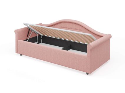 Кровать Сонум Maria Экокожа Белая (с подъемным механизмом) 90х200