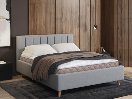 Кровать Димакс Амадора с п/м + матрас Мистер Слип Mono Line Стэнди 160х200