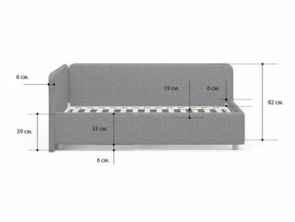 Кровать Сонум Capri Энигма Джава (с подъемным механизмом) 80х200