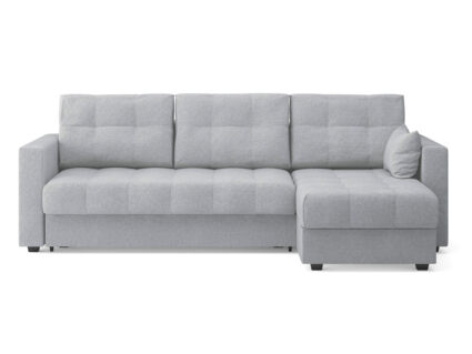 Диван Сонум Megapolis угловой Микровелюр	светло-серый Длина 260 см