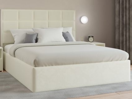 Кровать Lonax Адель велюр Dolly-17 (с подъемным механизмом) 140х195