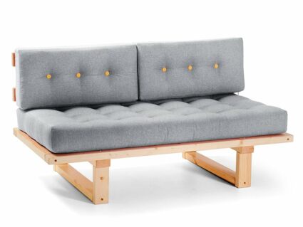 Диван Арско Торн-М двухместный серый Длина 140 см