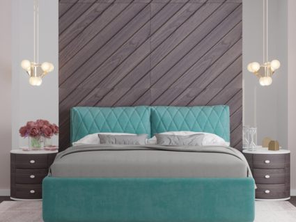 Кровать Nuvola Celeste Next 014 (с подъемным механизмом) 160х200