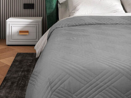 Покрывало Primavelle Velvet серое 240х260