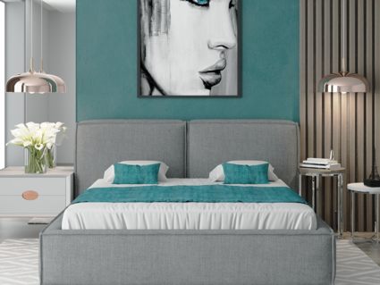 Кровать Nuvola Verde Bravo cream (с подъемным механизмом)