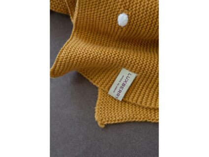 Плед Luxberry LUX 6 горчичный 100х150