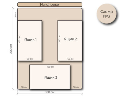 Кровать Mr.Mattress Site Box экокожа Black 160х190