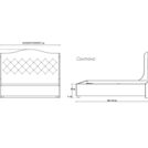 Кровать Димакс Сантана Крем 180х200