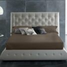 Простыня Primavelle на резинке Satin Luxe (какао) 140х200