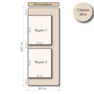 Кровать Mr.Mattress Site Box велюр Grey 120х195