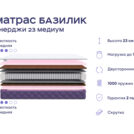 Кровать Димакс Лероса с п/м + матрас Базилик Энерджи 23 медиум 160х200