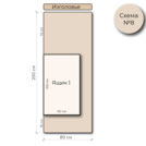 Кровать Mr.Mattress Site Box экокожа White 140х190