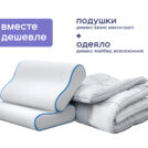 Одеяло Димакс Файбер всесезонное + 2 подушки Димакс Базис Макси 172х205