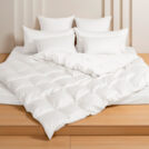Простыня German Grass Arctic White Brilliant Grass на резинке 160х200