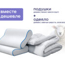 Одеяло Димакс Овечья шерсть всесезонное + 2 подушки Димакс Базис Макси 172х205
