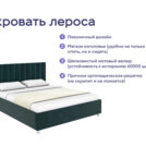 Кровать Димакс Лероса + матрас Базилик Энерджи 23 медиум 160х200