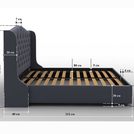 Кровать Sleeptek Premier 5 Велюр 46 (с подъемным механизмом) 120х190