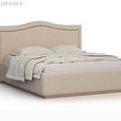 Кровать Nuvola Vicensa Style Velutto 04 (с подъемным механизмом) 140х190